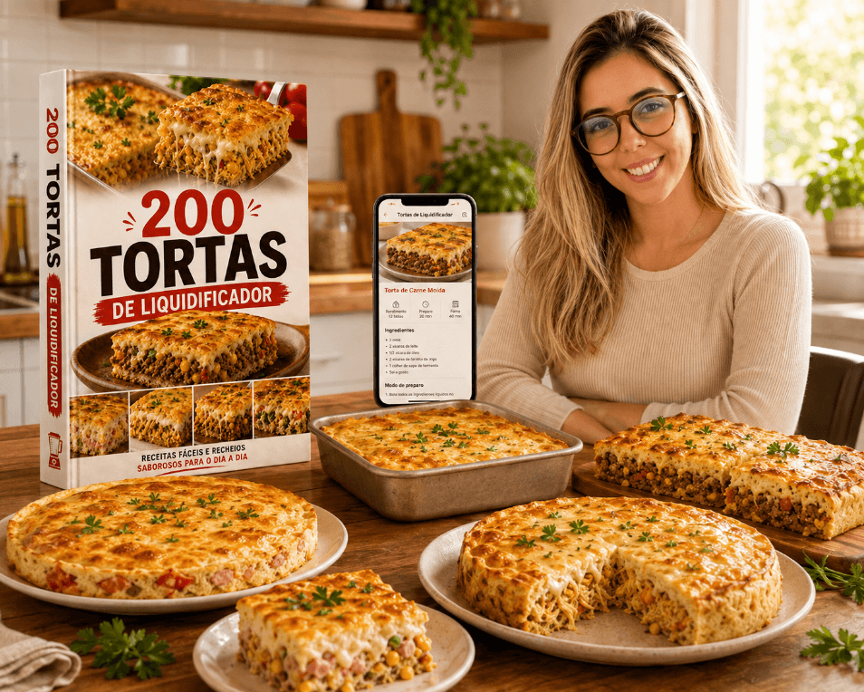 200 Tortas de Liquidificador da Chef Luana